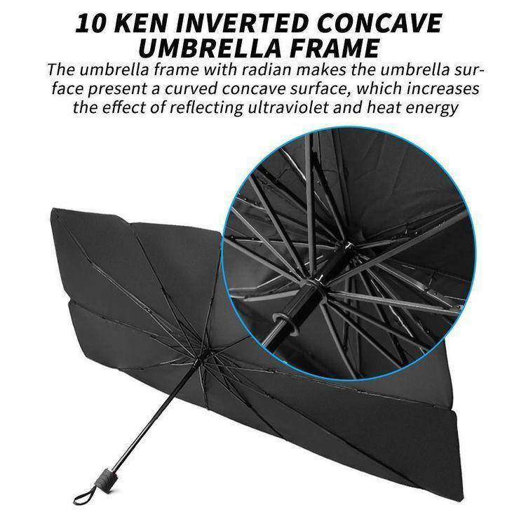 مظلة سيارة للحماية من الشمس – سهلة التي والتخزين
