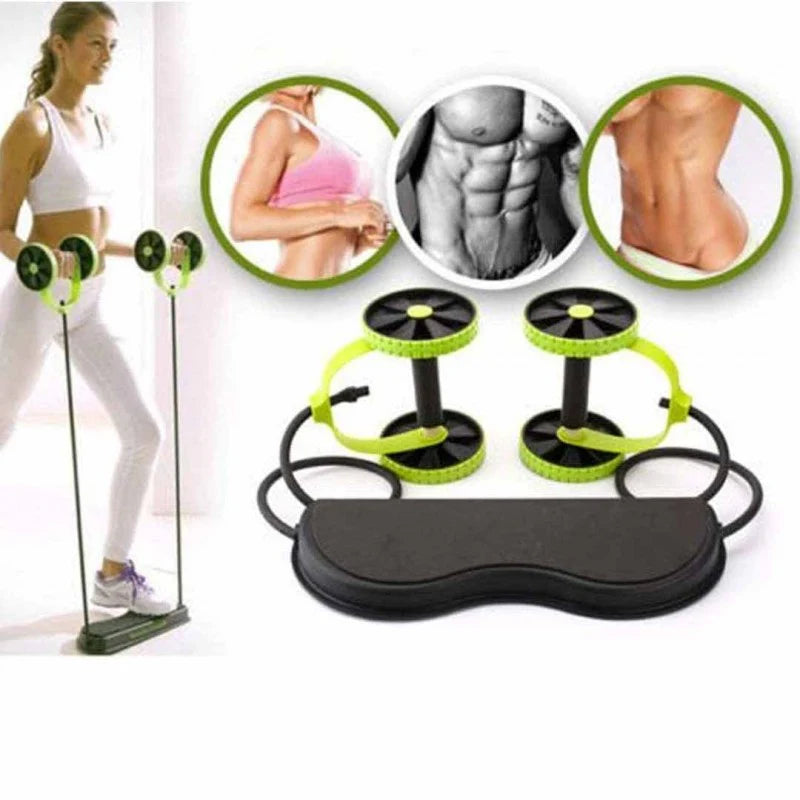 عجلة تمارين اللياقة البدنية Core Double AB Roller