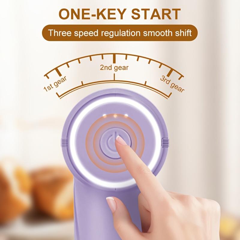 خلاط يدوي لاسلكي قابل للشحن USB لخلط البيض والكريمة والقهوة